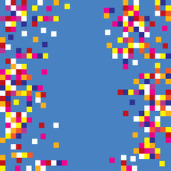 pixel squares background design elements