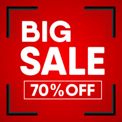 Sale banner and tag design of sale promotion, Vector, Illustration