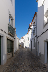Obraz premium Ruas da Cidade de Evora, em Portugal, em dezembro de 2017