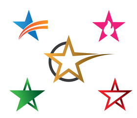 dynamic technology star vector logo