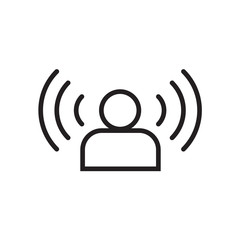 Speech icon Vector illustration, EPS10 .