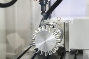 CNC machining center cutting mold