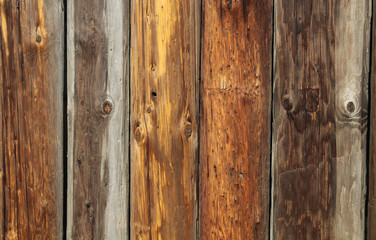 rustic weather worn wooden multicolor planks
