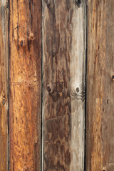 Naklejka premium rustic weather worn wooden multicolor planks