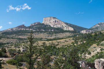 Fototapeta premium Mountain, Canyon and River