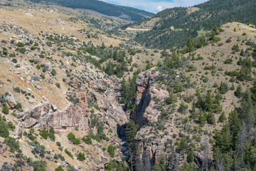 Obraz premium Mountain, Prairie & Canyon