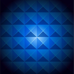 Fototapeta premium Blue vivid color of abstract pattern tile vector design background
