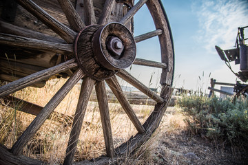 Old Vintage Antique Wagon Wheel