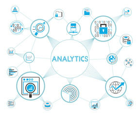 big data, data analytics network diagram