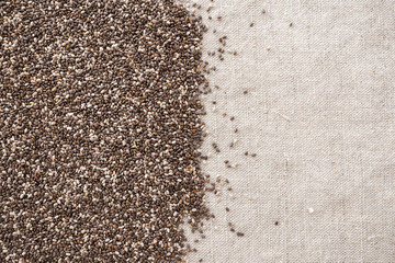 Chia seed background