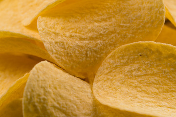 crispy yellow potato chips