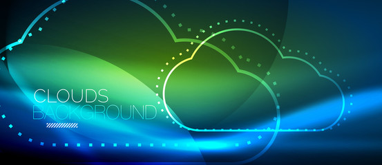 Vector cloud computing, storage concept