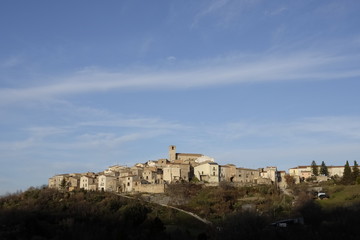 Obraz premium the city of provvidenti in molise