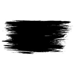 Ink vector dry brush stroke. Vector illustration. Grunge hand drawn watercolor texture. Space for text.