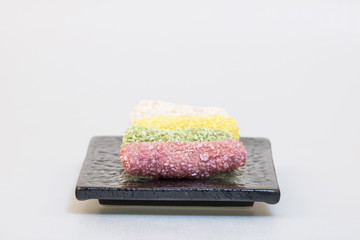 Korea traditional cookies on the dish
