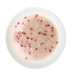 oatmeal with raspberries