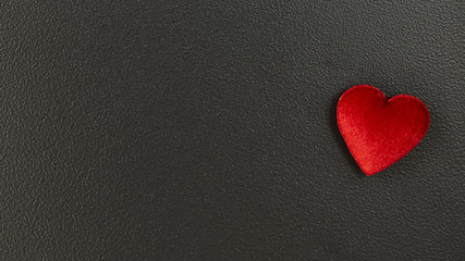 red heart Valentine's Day card