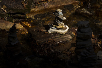 Obraz premium Rocks over rocks during trekking in Himalaya Mountains, Nepal.