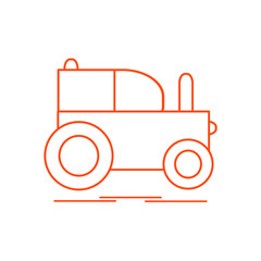 Children's toy: tractor.