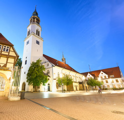 Main Square of Celle at sunset, Germany