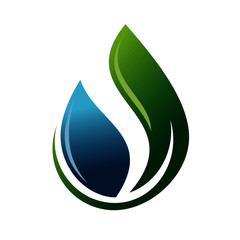 nature water logo template