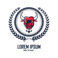 Laurel wreath logo template