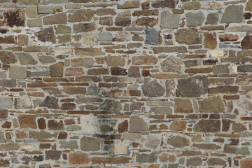 texture of the stone wall