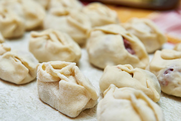 Homemade ravioli