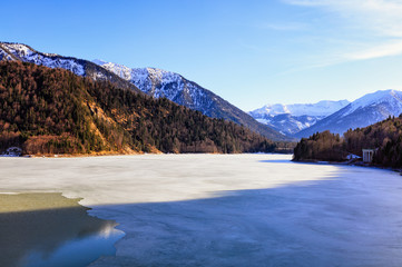 Obraz premium Majestic Lakes - Sylvensteinsee