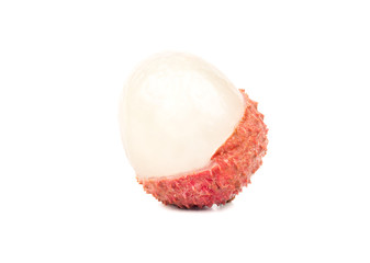 Half lychee fruit