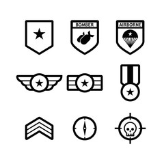 Military icons
