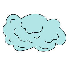 cloud in the sky vector illustration