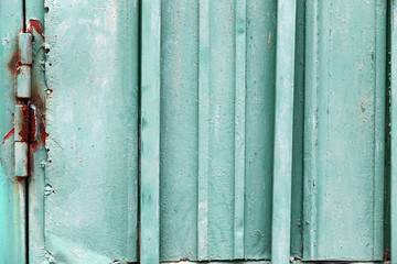 Texture of metal fence