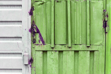 Texture of metal fence