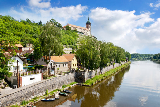 Renaissance Chateau and Church of Sts. Peter and Paul, Melnik, Czech Republic