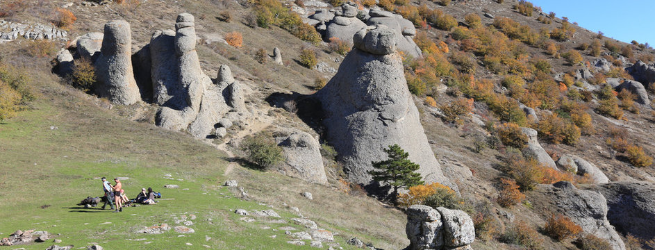 mount demerdzhi in the crimea