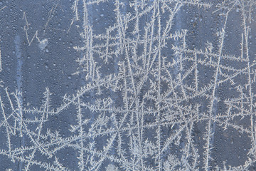 frost on glass