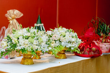 wedding set up, wedding decoration, ceremony, Thailand wedding