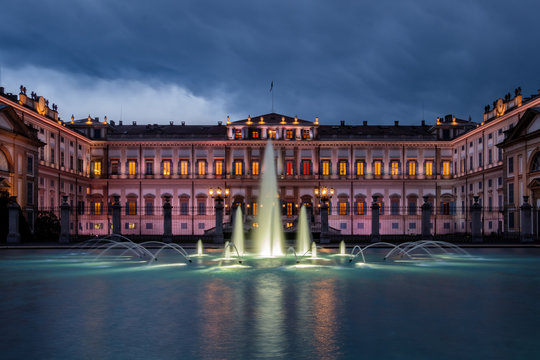 Monza, notturno Villa Reale