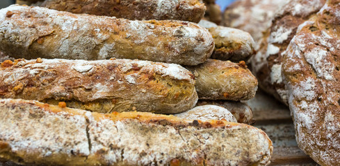 Italian wholemeal bread typical of the Trentino Alto Adige region (South Tyrol). Traditional bread with walnuts and fennel seeds.
