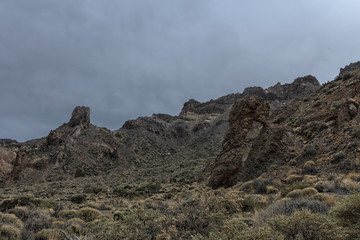 volcanic landscape in tenerife
