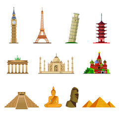 Around the world landscapes travel and tourism