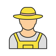 Farmer color icon