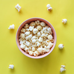 popcorn texture. Caramel Popcorn.