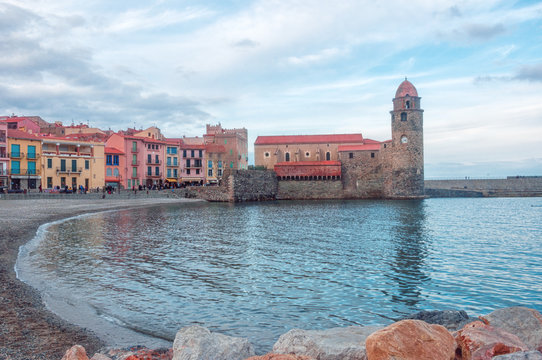 Collioure, France. French regions Languedoc-Roussillon and Midi-Pyr&eacute;n&eacute;es. Occitanie .