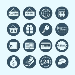 Shopping and e-commerce icons