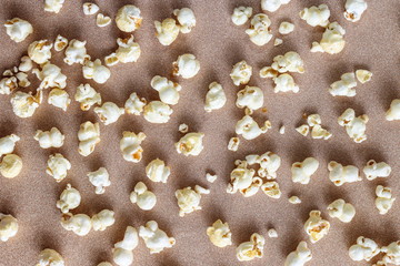 popcorn texture. Caramel Popcorn.