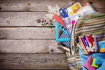 Fototapeta premium back to scholl concept