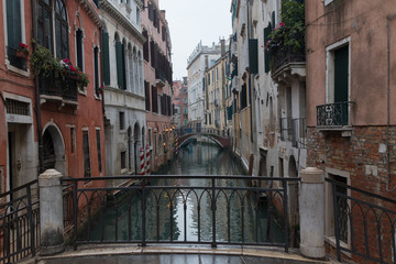 Fototapeta na wymiar Venice traditional Canal , Italy