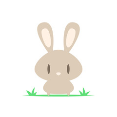 Cute rabbit vector